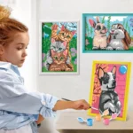Picteaza si Inrameaza Iepurasii Draguti - imagine 3