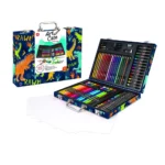 Set de Desen Deluxe cu 100 Accesorii Dinozaur