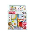 Winfun Set 4 Cuburi Stivuibile Din Material Textil - imagine 2