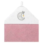Prosop Copii Cu Gluga 76x76 cm - Roz - imagine 2
