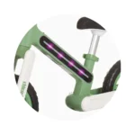 Bicicleta fara pedale pentru copii Chipolino Spark Verde, cadru cu luminite, 3 ani+ - imagine 2
