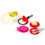 Bucatarie pentru copii Chipolino Kitchen 75cm, cu sistem scurgere apa, lumini, sunete si 63 accesorii, 3 ani+ - imagine 3
