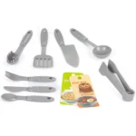 Bucatarie pentru copii Chipolino Kitchen 75cm, cu sistem scurgere apa, lumini, sunete si 63 accesorii, 3 ani+ - imagine 5