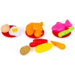 Bucatarie pentru copii Chipolino Kitchen 75cm, cu sistem scurgere apa, lumini, sunete si 63 accesorii, 3 ani+ - imagine 6