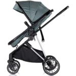Carucior 2 in 1 pentru copii Chipolino Aura Basil(Busuioc) - Sezut transformabil, ușor, compact și sigur de la 0 luni - imagine 4
