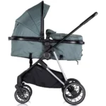 Carucior 2 in 1 pentru copii Chipolino Aura Basil(Busuioc) - Sezut transformabil, ușor, compact și sigur de la 0 luni - imagine 6