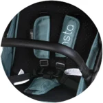 Carucior sport copii pliabil Chipolino Insta Basil, 0 luni+ - imagine 9