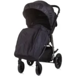 Carucior sport copii pliabil Chipolino Insta Negru, 0 luni+ - imagine 2