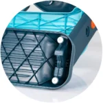 Reductor WC pentru copii cu scară Chipolino Flippy – suport reglabil, design compact, Albastru, 18 luni+ - imagine 3