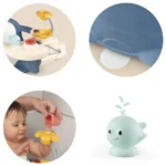 Scaun de baie pentru copii Smoby albastru, 6 luni+ - imagine 3