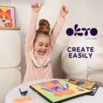 Set creativ pentru copii, Pictura cu argila usoara 29*29 cm - Iepuras, 5 ani+ - imagine 2