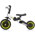 Tricicletă pentru copii Chipolino Smarty 2 în 1 – se transformă ușor în bicicletă fără pedale, Alb-Lime - imagine 6