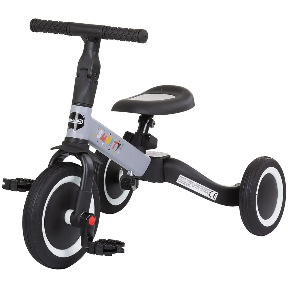 tricicleta-pentru-copii-chipolino-smarty-2-in-1-gri (1) Tricicletă pentru copii