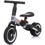 Tricicletă pentru copii Chipolino Smarty 2 în 1 – se transformă ușor în bicicletă fără pedale, Gri - imagine 4