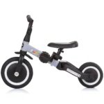 Tricicletă pentru copii Chipolino Smarty 2 în 1 – se transformă ușor în bicicletă fără pedale, Gri - imagine 5