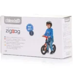 Bicicleta fara pedale pentru copii Chipolino Zig Zag Rosu-Albastru, 3 ani+ - imagine 5