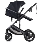 Carucior 2 in 1 pentru copii Chipolino Amore Negru – Confort și versatilitate de la naștere până la 22 kg - imagine 6