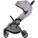Carucior sport pliabil pentru copii Chipolino Illusion Gri – Confort și siguranță de la naștere până la 22 kg - imagine 2