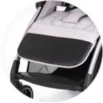 Carucior sport pliabil pentru copii Chipolino Illusion Gri – Confort și siguranță de la naștere până la 22 kg - imagine 9