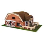 Puzzle pentru copii 6 ani+ Brick Trick L Ferma, 130 caramizi+accesorii - imagine 2