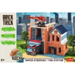 Puzzle pentru copii 6 ani+ Brick Trick XL Statia de pompieri, 190 caramizi+accesorii - imagine 5