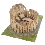 Puzzle pentru copii 7 ani+ Brick Trick XL Travel Colosseum, 450 caramizi+accesorii - imagine 3