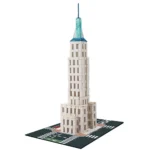 Puzzle pentru copii 7 ani+ Brick Trick XL Travel Cladirea Empire State, 420 caramizi+accesorii - imagine 2