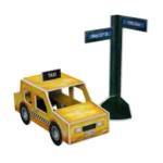 Puzzle pentru copii 7 ani+ Brick Trick XL Travel Cladirea Empire State, 420 caramizi+accesorii - imagine 3