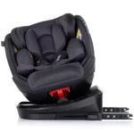 Scaun auto pentru copii 0-36kg Chipolino Hypnotic I-Size Gri Inchis, rotativ 360°, Isofix, 40-150 cm, 0-12 ani - imagine 6