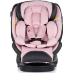 Scaun auto pentru copii 0-36kg Chipolino Hypnotic I-Size Roz Bezea , rotativ 360°, Isofix, 40-150 cm, 0-12 ani - imagine 2
