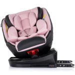 Scaun auto pentru copii 0-36kg Chipolino Hypnotic I-Size Roz Bezea , rotativ 360°, Isofix, 40-150 cm, 0-12 ani - imagine 6