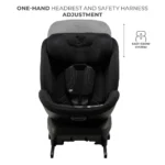 Scaun Auto pentru copii 0-36kg Kinderkraft XPEDITION 3 i-Size Negru, rotativ 360°, rear-facing până la 105 cm - imagine 14