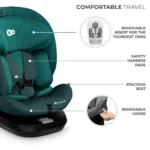 Scaun Auto pentru Copii Kinderkraft I-GROW i-Size 40-150 cm Albastru – Siguranță și confort până la 12 ani - imagine 6
