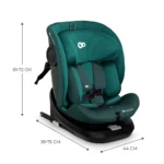 Scaun Auto pentru Copii Kinderkraft I-GROW i-Size 40-150 cm Albastru – Siguranță și confort până la 12 ani - imagine 8