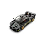 Set Creativ Masina de Asamblat pentru Copii – Pagani Zonda R Negru, 387 Piese,Rastar, Scara 1:28 - imagine 2