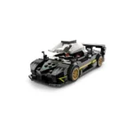 Set Creativ Masina de Asamblat pentru Copii – Pagani Zonda R Negru, 387 Piese,Rastar, Scara 1:28 - imagine 4
