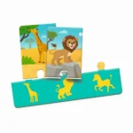 Joc educativ pentru copii Agerino – Ce animal este? - Învață despre animale cu metoda Montessori, 1-3 ani - imagine 4