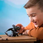 Jucarie Interactiva pentru Copii - Toothless Dragon Interactiv cu 25 de Sunete, inspirată din How To Train Your Dragon - imagine 4