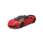 Masinuta cu telecomanda pentru copii Ferrari SF90 Stradale – putere hibridă, design futurist, scară 1:24, baterie reîncărcabilă - imagine 4