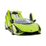 Set Masina cu Telecomanda de Construit pentru copii – RC LAMBORGHINI SIAN FKP 37 Rastar, 72 piese, scara 1:18, licență oficială Lamborghini - imagine 3