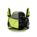 Set Masina cu Telecomanda de Construit pentru copii – RC LAMBORGHINI SIAN FKP 37 Rastar, 72 piese, scara 1:18, licență oficială Lamborghini - imagine 6