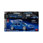 Set de construcții pentru copii Hot Wheels Audi Avant RS2 1:32 – Model construibil Mattel Brick Shop cu accesorii metalice, 253 piese - imagine 3