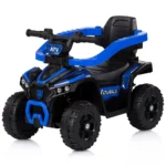 Masinuta de impins pentru copii cu maner Chipolino ATV Albastru, cu bara de siguranta si lumini, 3 ani+ - imagine 2