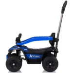 Masinuta de impins pentru copii cu maner Chipolino ATV Albastru, cu bara de siguranta si lumini, 3 ani+ - imagine 4