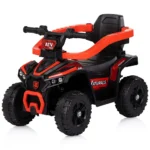 Masinuta de impins pentru copii cu maner Chipolino ATV Rosu, cu bara de siguranta si lumini, 3 ani+ - imagine 2