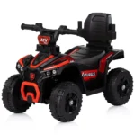 Masinuta de impins pentru copii cu maner Chipolino ATV Rosu, cu bara de siguranta si lumini, 3 ani+ - imagine 3