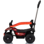 Masinuta de impins pentru copii cu maner Chipolino ATV Rosu, cu bara de siguranta si lumini, 3 ani+ - imagine 4