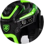 Masinuta de impins pentru copii cu maner Chipolino ATV Verde, cu bara de siguranta si lumini, 3 ani+ - imagine 5