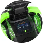 Masinuta de impins pentru copii cu maner Chipolino ATV Verde, cu bara de siguranta si lumini, 3 ani+ - imagine 6