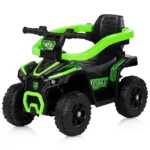 Masinuta de impins pentru copii cu maner Chipolino ATV Verde, cu bara de siguranta si lumini, 3 ani+ - imagine 3
